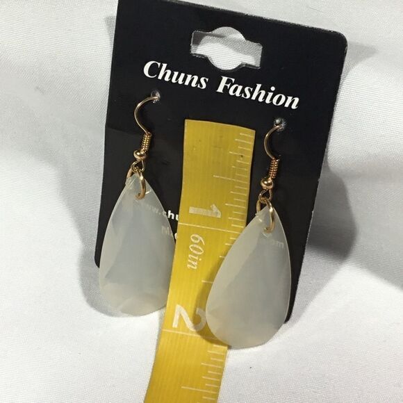 Teardrop Beaded Dangle Earrings (UC3) - Picture 7 of 7